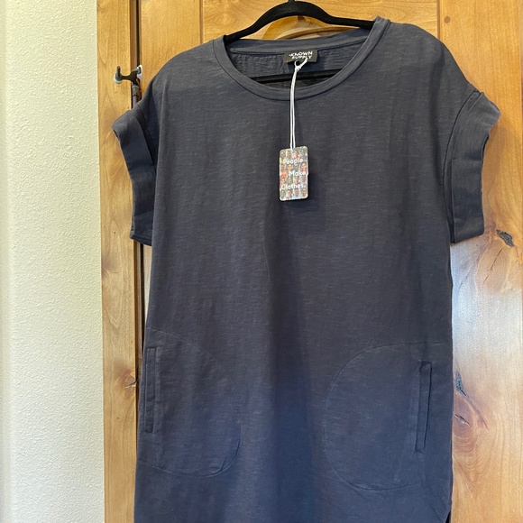 Known Supply Stella Cover Up, Tunic, Dress.Color:Washed Black. Small. - Picture 10 of 13